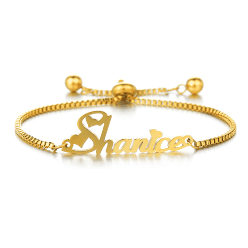 Custom word bracelet manufacturer in china nameplate anklet factory jewelry
